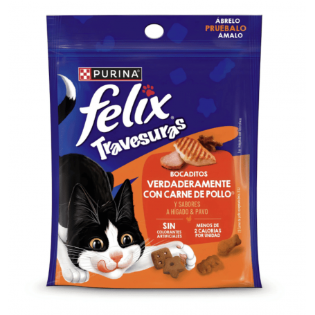 Bocaditos Felix Travesura Pollo 40grs