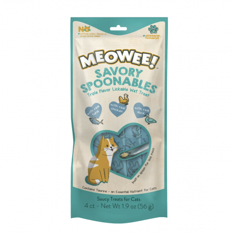 Meowee Spoon Tuna Chicken And Duck (4 Tb - 56 gr)