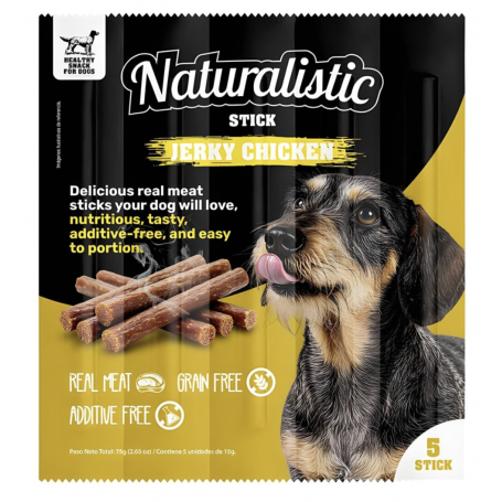 Naturalistic Stick Jerky Chicken (5 Un - 75 gr)
