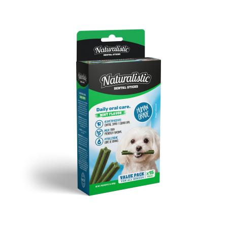 Naturalistic Dental Stick Mint Flavor (15 Un All Breeds)