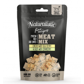Naturalistic Fine Recipe Meatmix Chicken Goji Berry & Duck Cranberry 100 gr