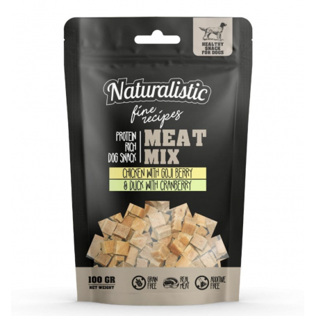 Naturalistic Fine Recipe Meatmix Chicken Goji Berry & Duck Cranberry 100 gr