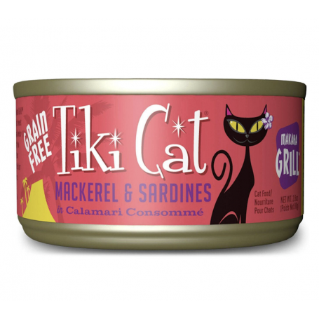 Tiki Cat Makaha Grill Mackerel Sardine Ca Wet Food 80 gr