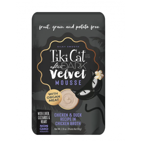 Tiki Cat After Dark Velvet Mousse Chicken Y Duck 80 gr
