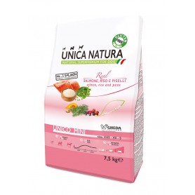 Unica Natura para Perros Mini Salmon Arroz y Arveja  7,5 kg