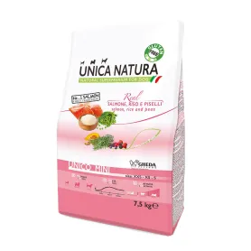 Unica Natura para Perros Mini Salmon Arroz y Arveja 7,5 kg 43237 40...