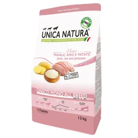 Unica Natura para Perros Mono Protein Cerdo 12 kg 43238 54,990.00