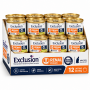 Pack 12 Latas Exclusion Gato Renal Fase 1 Cerdo, Arveja, Arroz 85 grs