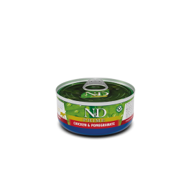 PACK 6 UNID. N&D CAT PRIME CHICKEN & POMEGRANATE 70GR