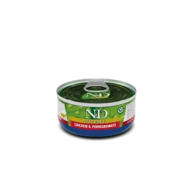 N&D Prime Gato Adulto Pollo y Granada Pack 6 Latas 70 gr