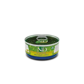 N&D Prime Gato Adulto Jabalí y Manzana Pack 6 Latas 70 gr