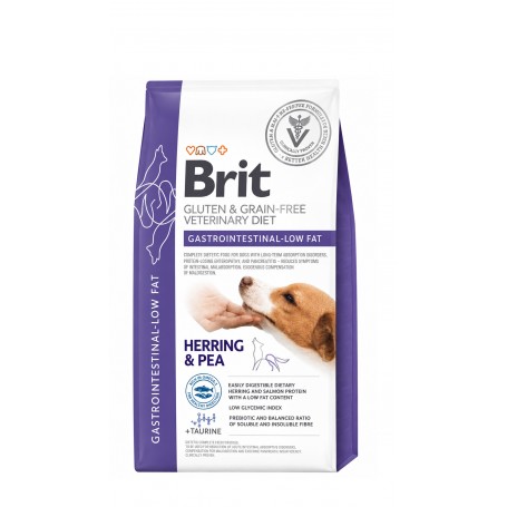 Brit Veterinary Diet Dog Gastrointestinal - Low Fat 2 KG