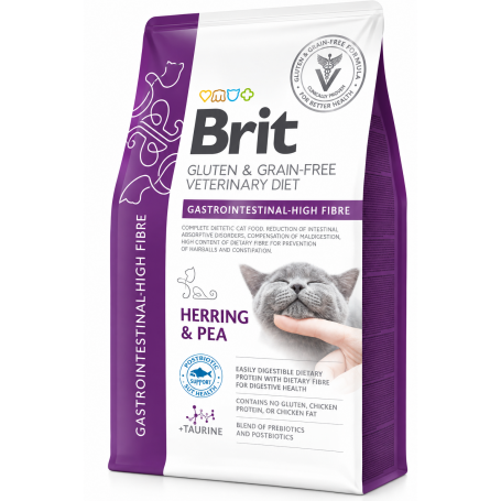 Brit Veterinary Diet Cat Gastrointestinal High Fibre 5KG