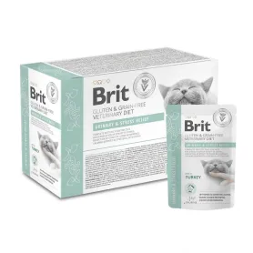 Brit Veterinary Diet Cat Gravy Urinary & Stress Relief Pack 12 - 85 GRS
