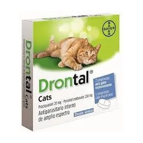 Drontal Cats Blister 2 tabletas 