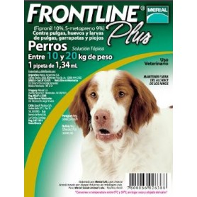 Frontline Plus Pipeta para Perros de 10 a 20 kg