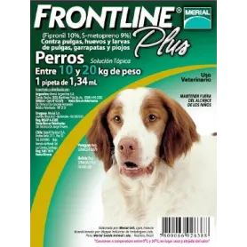 Frontline Plus Pipeta para Perros de 10 a 20 kg