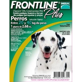 Frontline Plus Pipeta para Perros de 20 a 40 kg