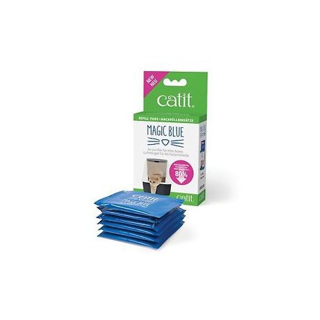 Catit Magic Blue Cartucho Reductor de Olores Repuesto 6un