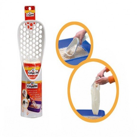 Pala Con Bolsas Desechables Camon