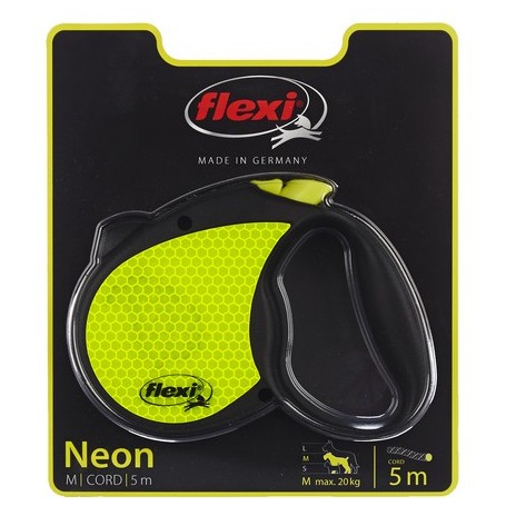 Flexi Neon Amarilla Medium 5 metros