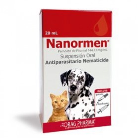 Nanormen Suspensión Antiparasitario Perro y Gato 20 ML