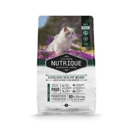 Nutrique Young Adult Cat - Sterilised/Healthy Weight 2 kg